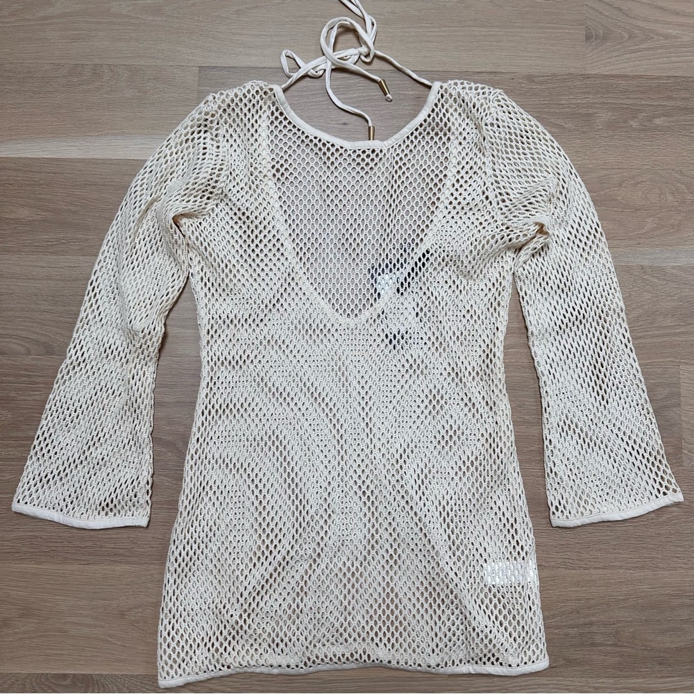 VIX - AVERY SHORT COVER UP - OFF WHITE - SIZE LARGE